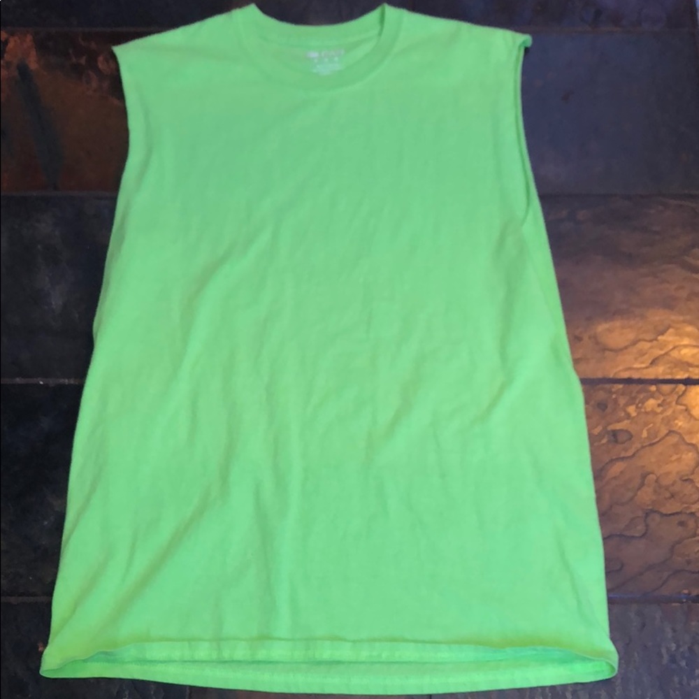 green muscle tee